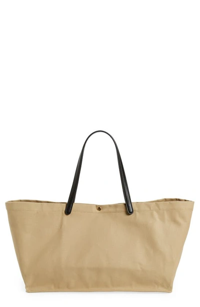 The Row X-large Idaho Canvas Tote In Brown