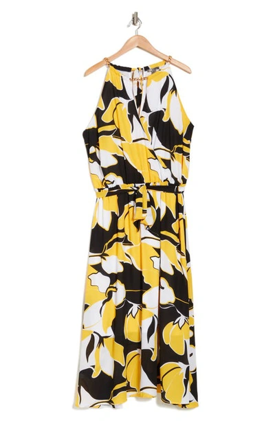 By Design Beach House Ii Sleeveless Dress In Floral Swirl