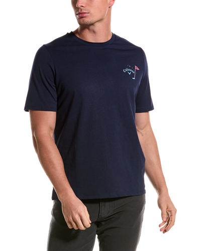 Callaway 19th Hole Trademark Novelty T-shirt In Blue