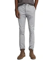 Allsaints Park Slim Fit Chinos In Smoke Blue