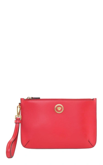 Versace Palazzo Clutch - Red