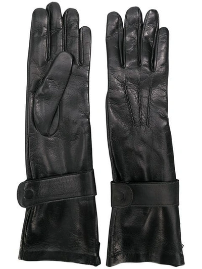 Maison Margiela Guanti Gloves In Nero