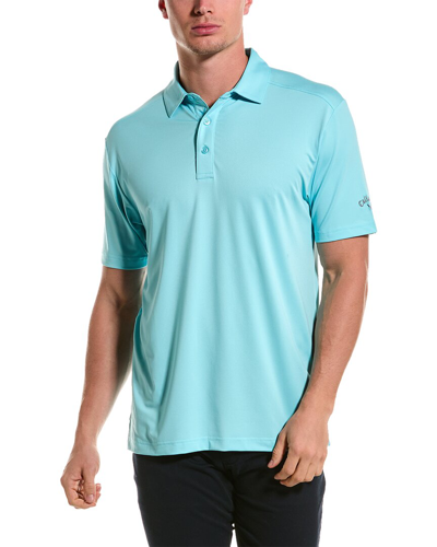 Callaway Micro Hex Solid Polo Shirt In Brown
