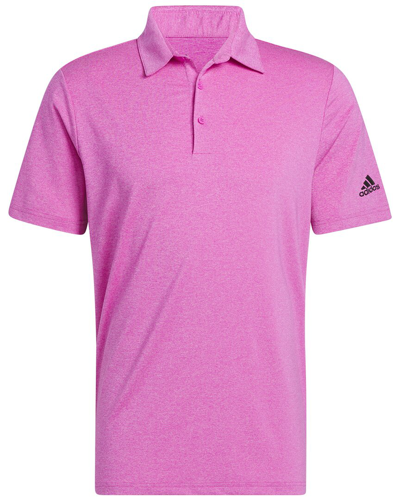 Adidas Golf Ultimate365 Heather Polo Shirt In Pink