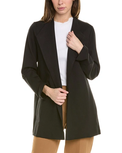 Eileen Fisher High Collar Jacket In Black
