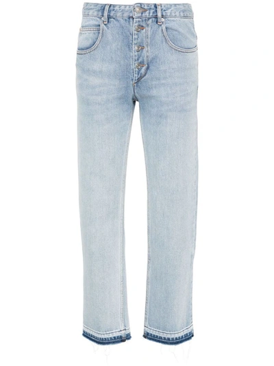 Isabel Marant Jemina Slim-fit Cropped Jeans In Blue