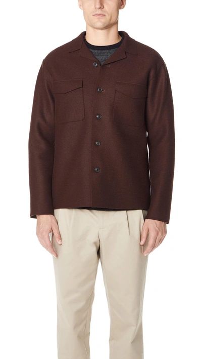 Tomorrowland Shirt Jacket In Brown