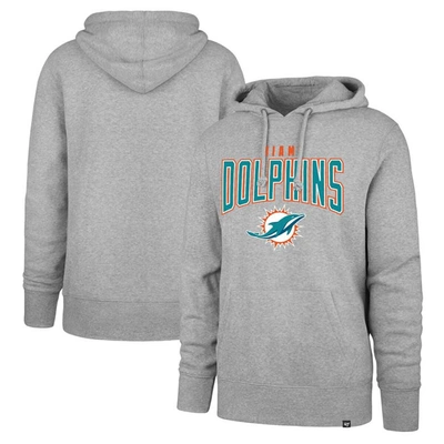 47 ' Gray Miami Dolphins Headline Pullover Hoodie