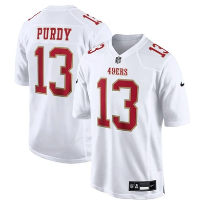 Nike Brock Purdy Tundra White San Francisco 49ers Fashion Game Jersey