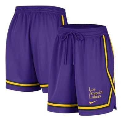Nike Purple Los Angeles Lakers  Authentic Crossover Fly Performance Shorts