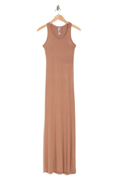 Go Couture Sleeveless Maxi Dress In Brown