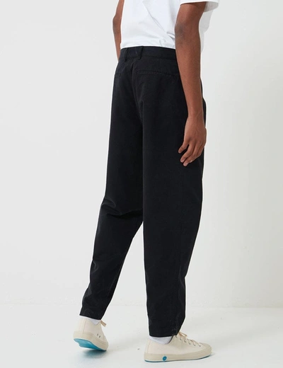 Bhode Everyday Trouser (relaxed, Cropped Leg) In Black