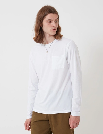Bhode Besuto Long Sleeve T-shirt (organic Cotton) In White