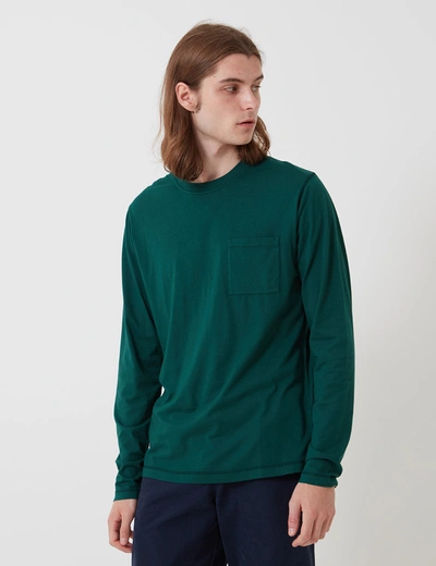 Bhode Besuto Long Sleeve T-shirt (organic Cotton) In Green