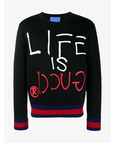 Gucci Ghost Life Is  Sweatshirt