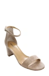 Vaneli Meryn Ankle Strap Sandal In Tobacco