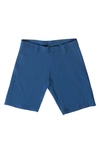 Burnside Hybrid Shorts In Heather Navy