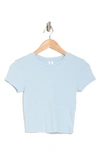 Abound Corset Seamed Baby T-shirt In Blue Cashmere