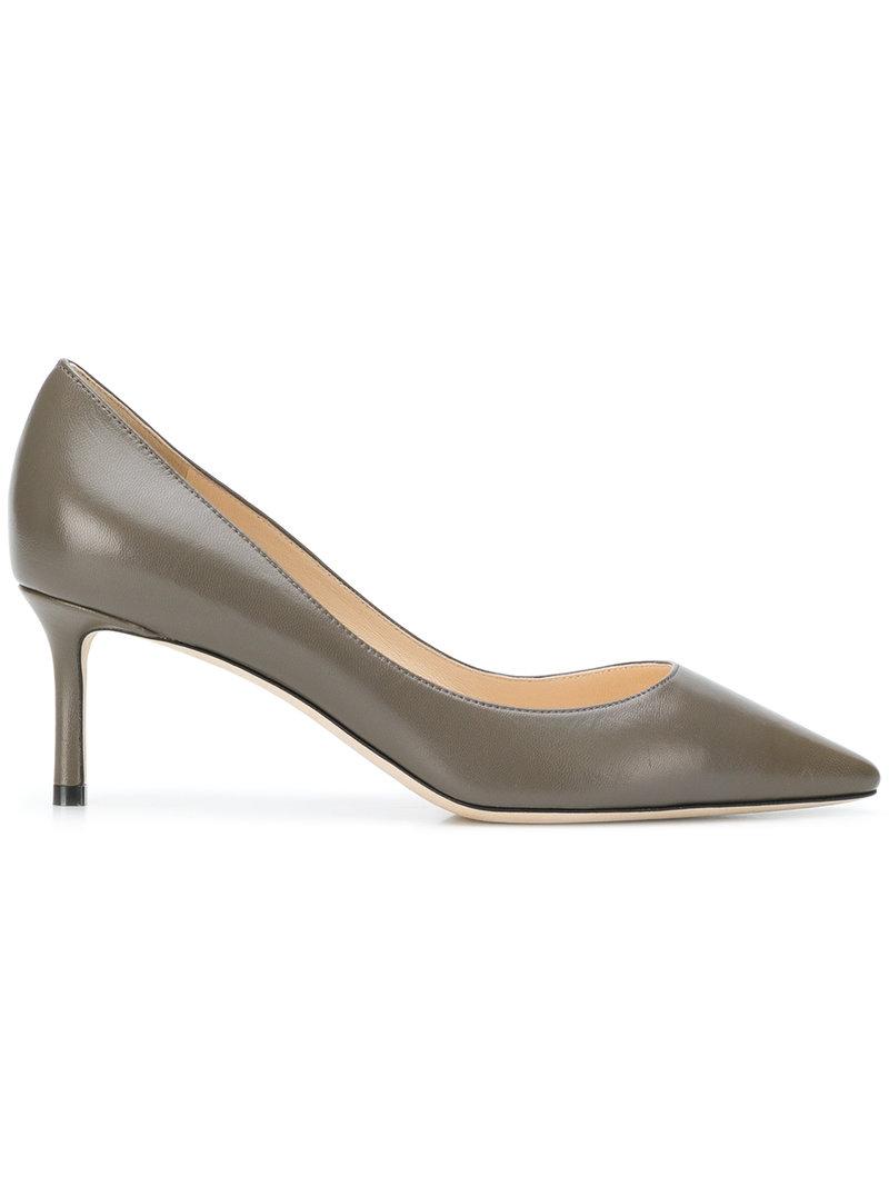 Jimmy Choo Romy 60 Pumps Grey ModeSens