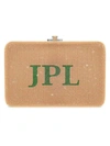 Judith Leiber Slim Slide Customizable Monogram Bag In Metallic