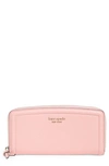 Kate Spade Slim Continental Wallet In Coral Gable