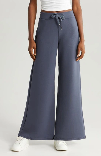 Spanx Airessentials Wide Leg Pants In Dark Storm