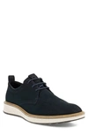 Ecco St.1 Hybrid Plain Toe Derby In Black/black