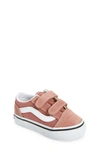 Vans Kids' Old Skool V Sneaker In Withered Rose