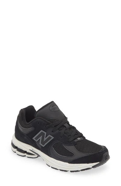 New Balance Kids' 2002 Leather Sneakers In Black