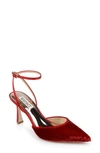 Badgley Mischka Lyric Pump In Red Velvet