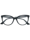Gucci Round Shaped Glasses In Black