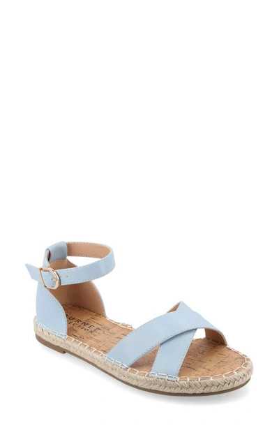 Journee Collection Journee Lyddia Espadrille Sandal In Blue