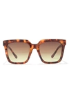 Vince Camuto Oversize Square Sunglasses In Brown