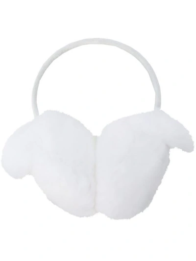 Liska Fur Ear Plugs - White