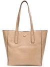 Michael Michael Kors Leather Tote Bag In Neutrals