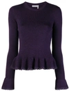 See By Chloé Ruffled Sweater - Purple