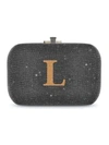 Judith Leiber Slide Lock Bag In Grey