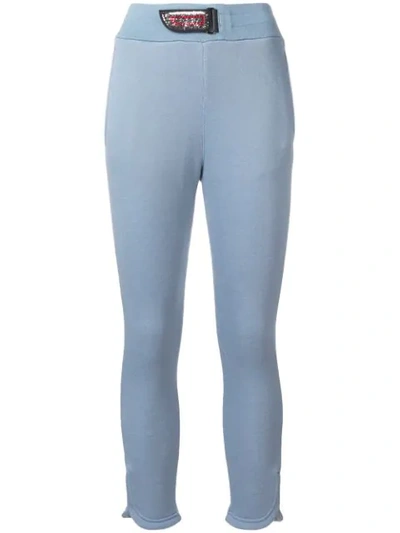 Mr & Mrs Italy Slim-fit Track Trousers In Blue