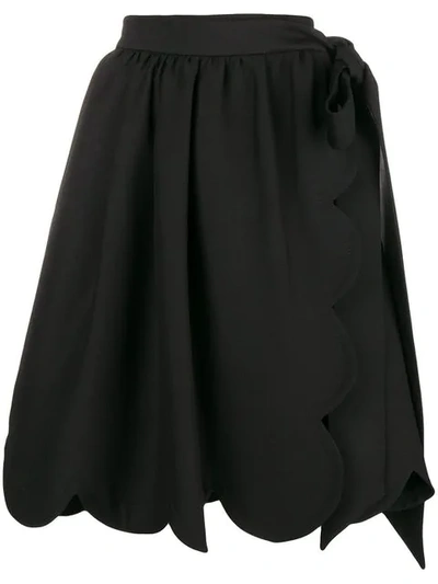 Valentino Flared Skirt In Black
