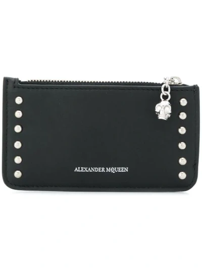 Alexander Mcqueen Studded Skull Purse - Black