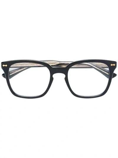 Gucci Square Shaped Glasses In Black