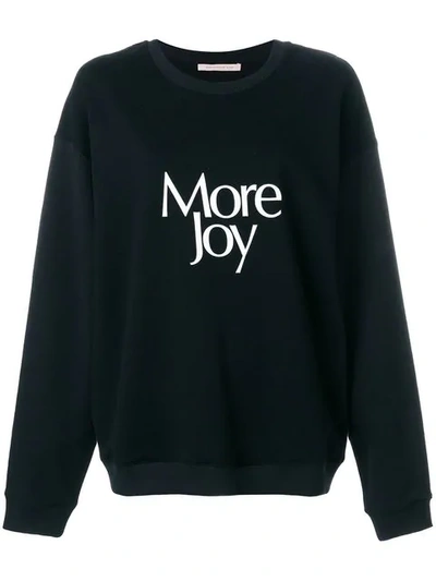 Christopher Kane 'more Joy' Sweatshirt In Black