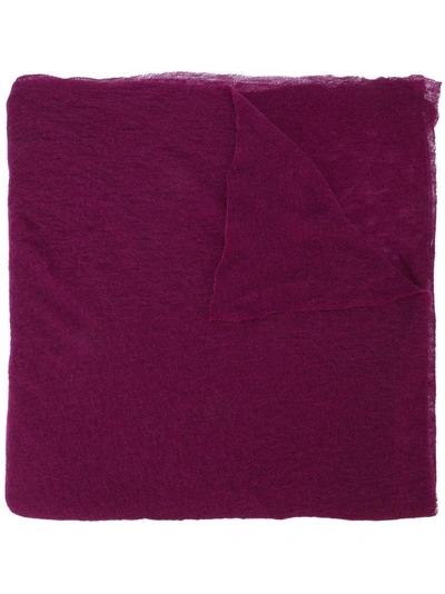 Botto Giuseppe Long Plain Scarf - Pink