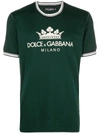 Dolce & Gabbana Print T-shirt In Green