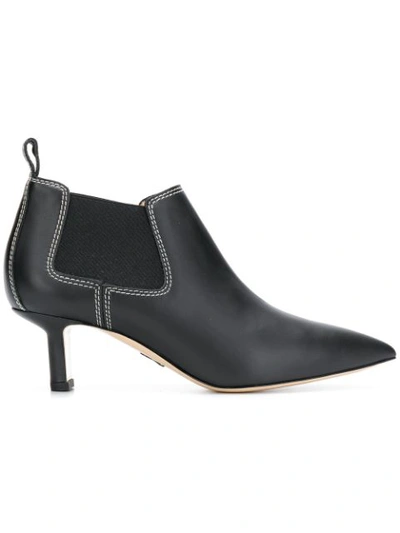 Paul Andrew Ana Ankle Boots In Black