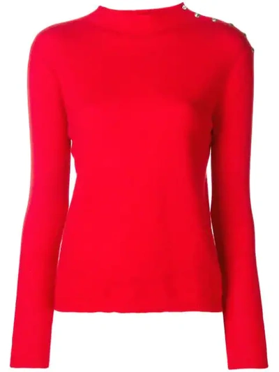 Liu •jo Liu Jo Crew Neck Sweater - Red