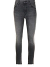Mother Looker Mid Rise Skinny Jeans In Night Owl
