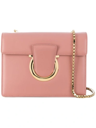 Ferragamo Salvatore  Square Shaped Clutch - Pink