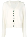 Simon Miller Buttoned Cardigan In White