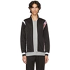 Givenchy Logo Trimmed Panelled Track Jacket In Black